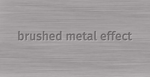 Brushed Metal Effect in Adobe Fireworks
