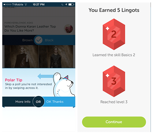 Polar and Duolingo