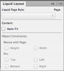 Define liquid layout rules before creating an alternate layout, to fully leverage the time-saving benefits of this feature.