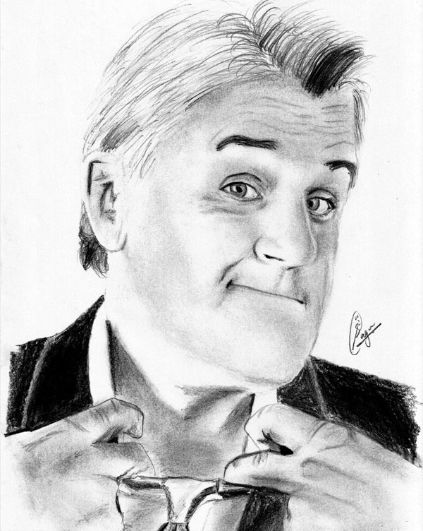 Jay Leno pensil Drawing