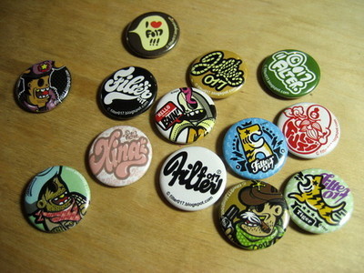 Pins, Badges and Buttons - Filter017 Pins