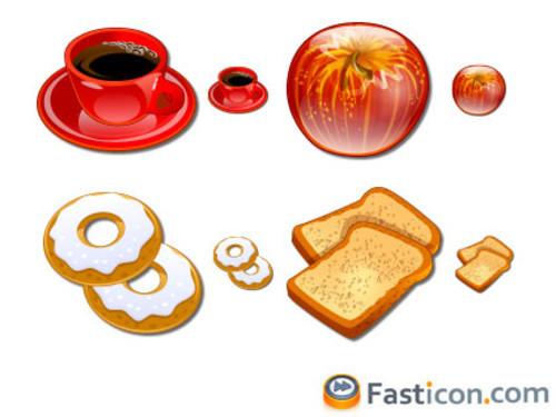 Freebies Icons - COFFEE BREAK - icons inspired in some delicious coffee foods. | Fast Icon - Free stock icons.