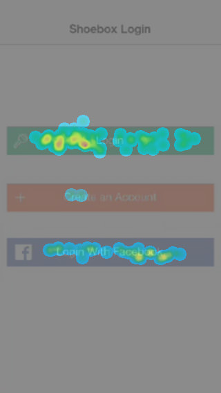 An aggregated report of touch heatmaps breaks down each gesture throughout your app