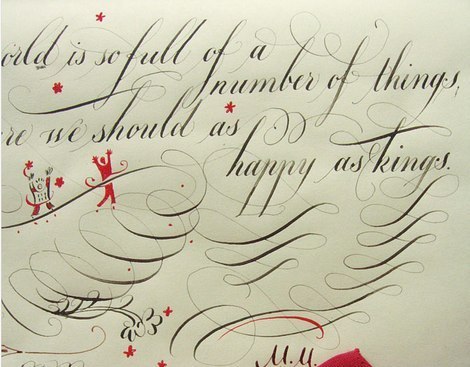 beautiful english handwriting styles