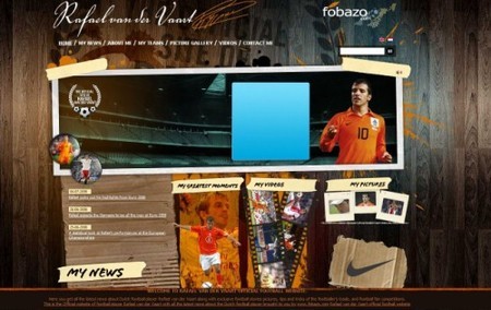 Textures and Patterns Design - Rafael van der Vaart official football website