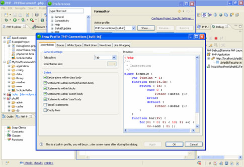 Zend Studio - Screenshot