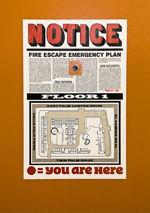 Wayfinding and Typographic Signs - escape-plan