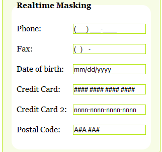 TypeCast masking demo