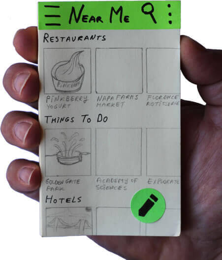 Sticky notes mobile prototype