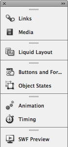 These panels are where most of InDesign’s interactive functionality can be accessed.