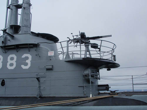 The U.S.S. Pampanito in San Francisco Bay.