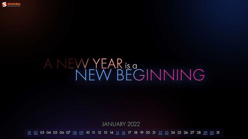 calendar 2022 january wallpaper