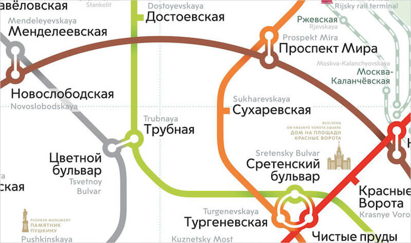 Transportation map design