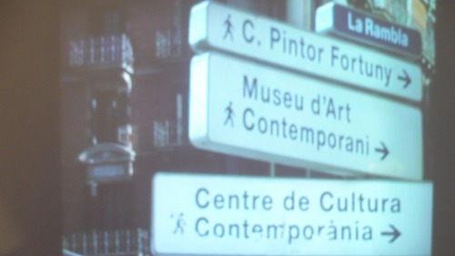 Wayfinding and Typographic Signs - streets-signs-in-barcelona