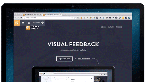 TrackDuck Visual Feedback