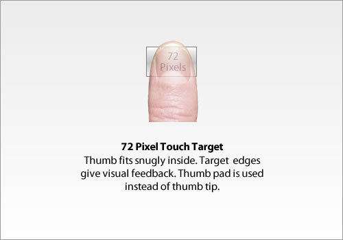 72 pixel target