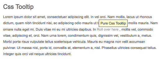 css tooltip