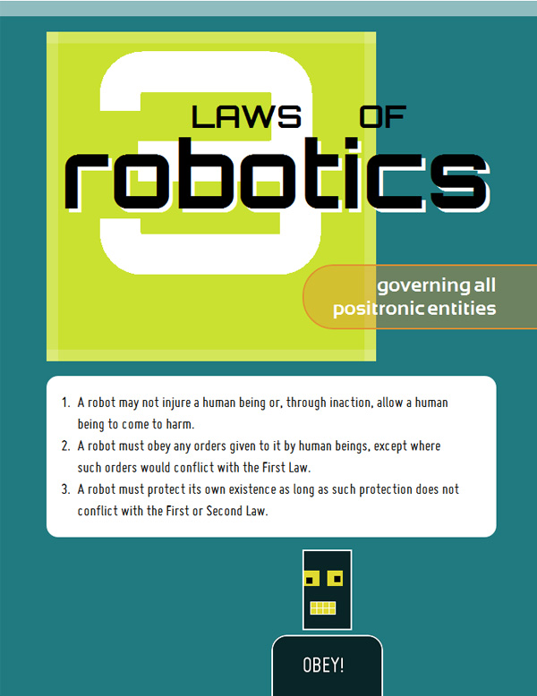 Laws of Robotics CSS3 Poster