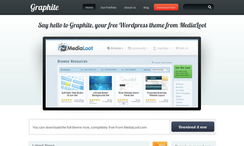 Graphite Free WP Theme