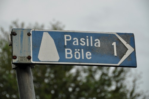 Wayfinding and Typographic Signs - pasila