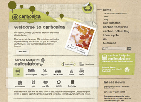 Carbonica website