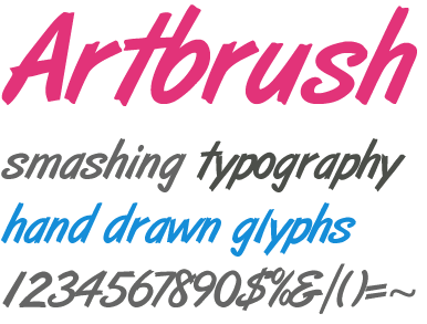 Typography Free Fonts - Free Font ArtBrush