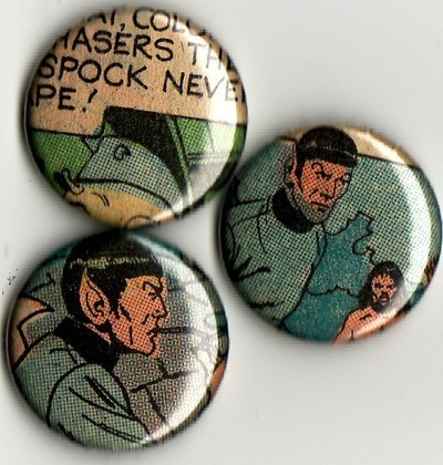 Pins, Badges and Buttons - spock pins