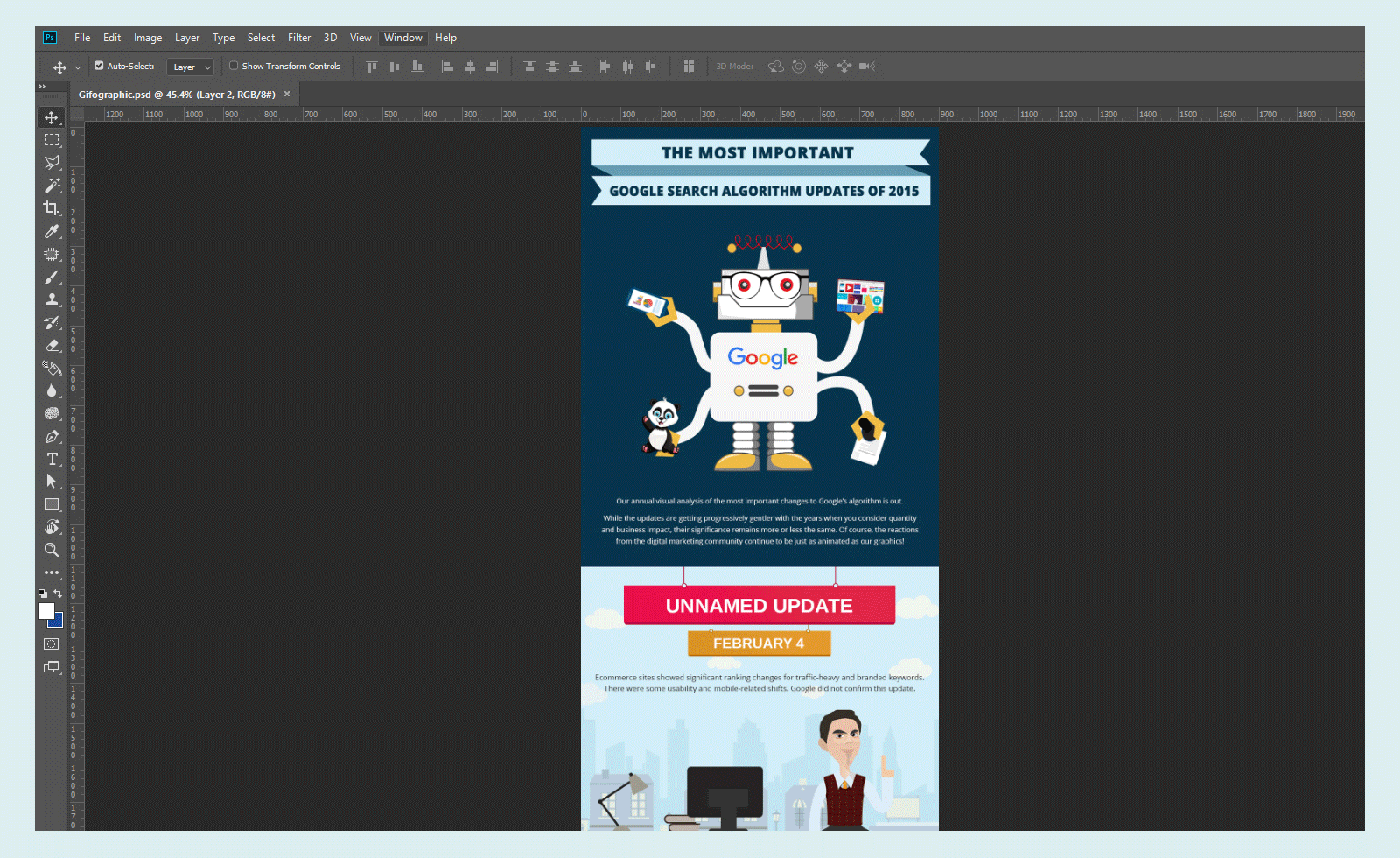 How To Convert An Infographic Into A Gifographic Using Adobe Photoshop —  Smashing Magazine