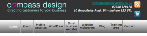 Compass Design site - final iPad version