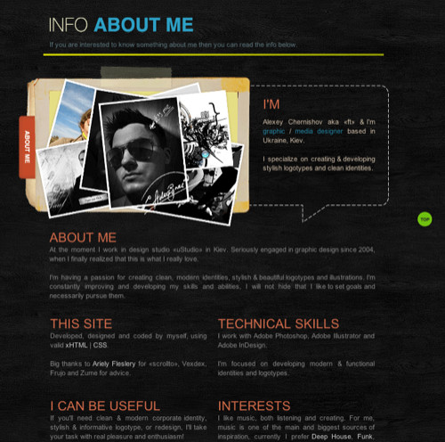 all about me graphics