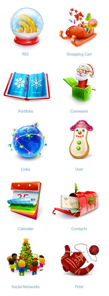 Smashing Christmas Icon Sets