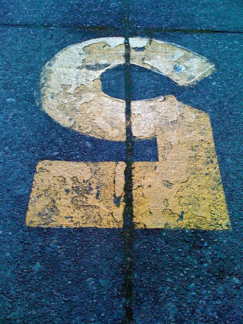 Wayfinding and Typographic Signs - upside-down-five