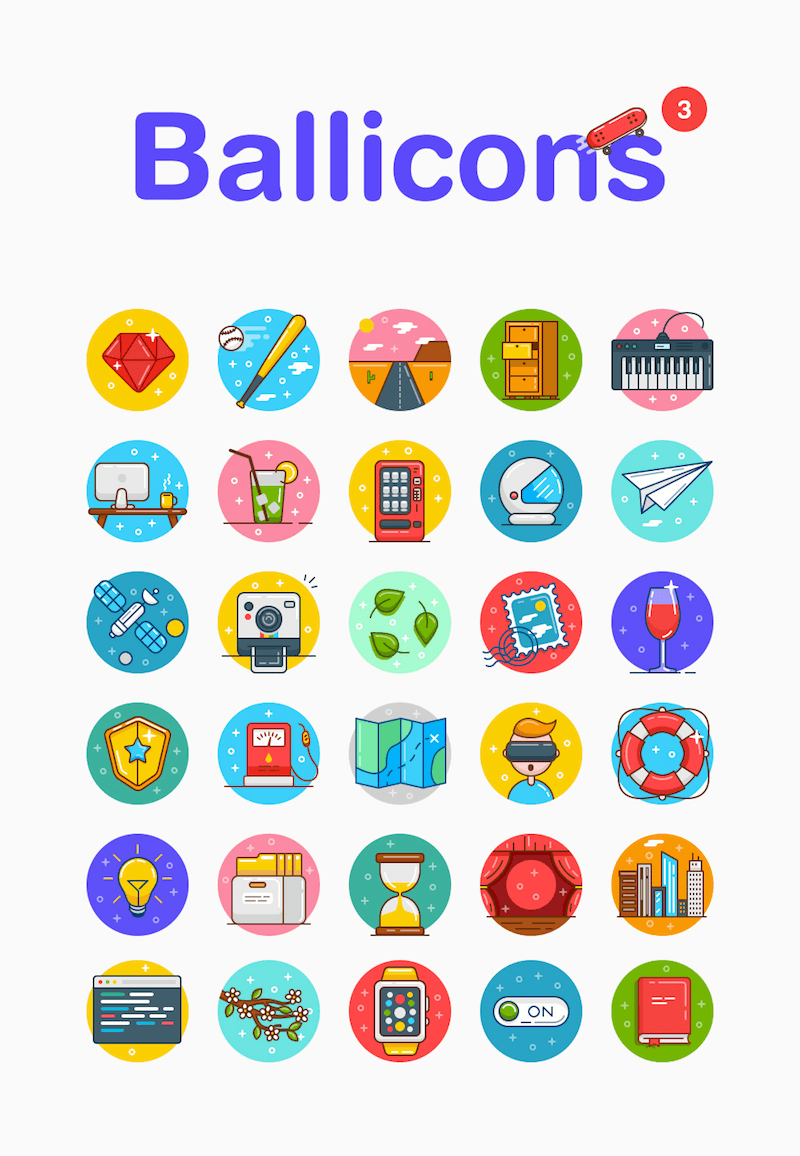 Ballicons full preview