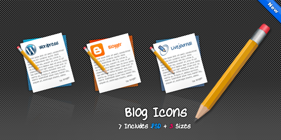 Free Icons Round-Up - Blog Icons