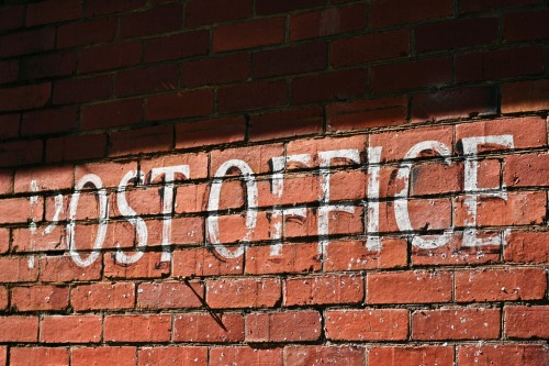 Wayfinding and Typographic Signs - post-office