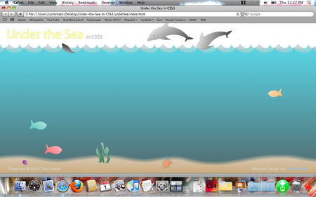 CSS3 Designs For Free Download - css3-under-the-sea-in-css3