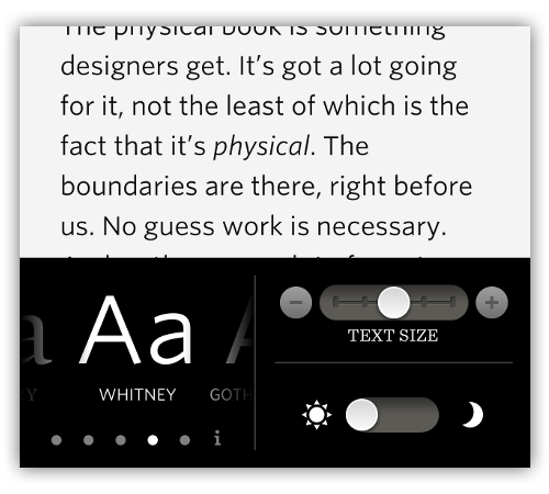 Readability app