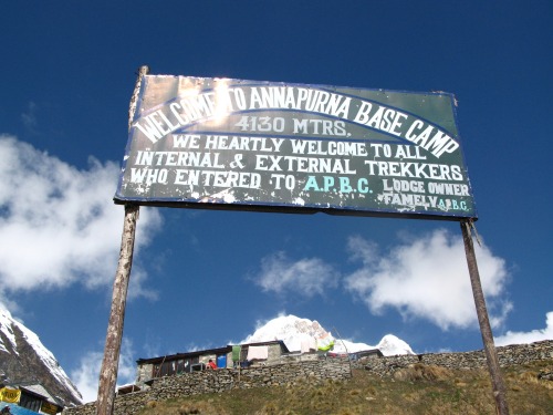 Wayfinding and Typographic Signs - welcome-to-annapurna-base-campjpg