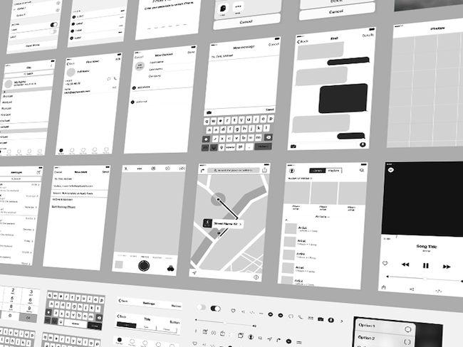 Digital tools for wireframing can speed up the process