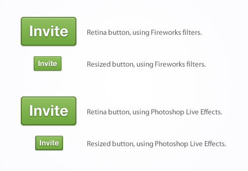 Fireworks live filters are placed on any object through the Properties panel (PI panel)