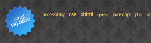 Creating an Accessible Tag Cloud in PHP and CSS