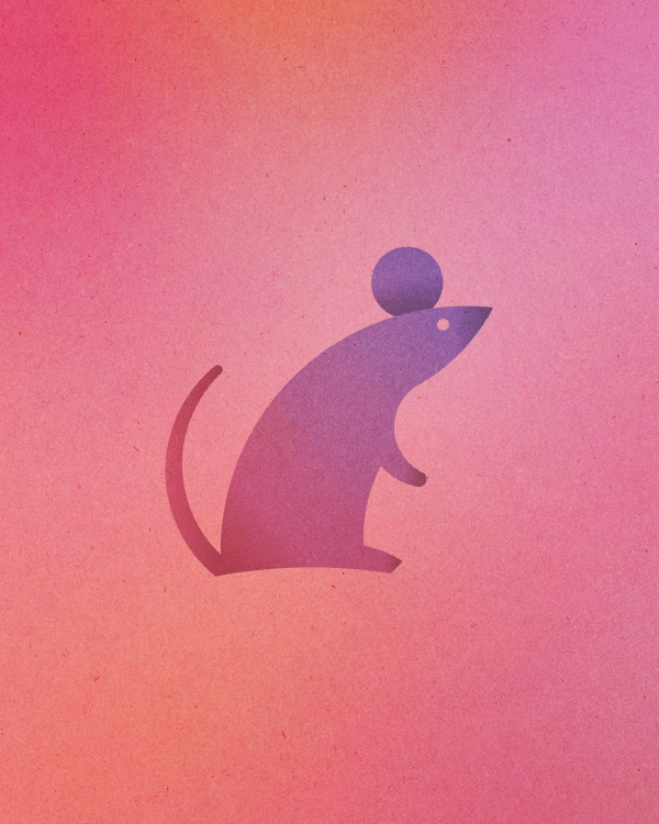 Mouse made from circles