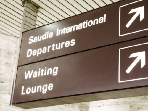 Wayfinding and Typographic Signs - airport-signs