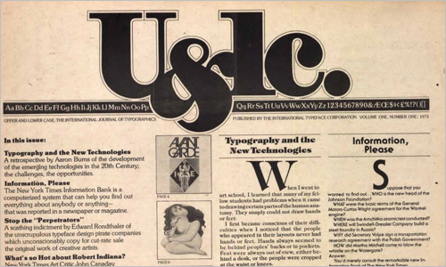 U&lc back issues to be made available 