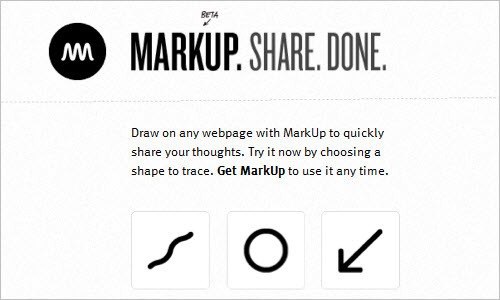 Draw on any webpage. Share your ideas. - MarkUp