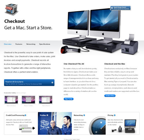 Showcase of Unusual Layouts - Checkout: Point of Sale for Mac (POS)