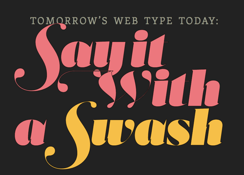 OpenType Swashes