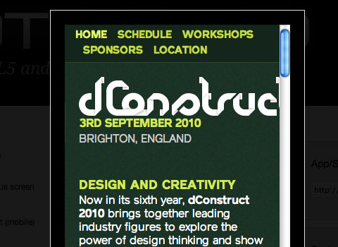 dConstruct site in ProtoFluid