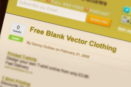 Free Blank Vector Clothing