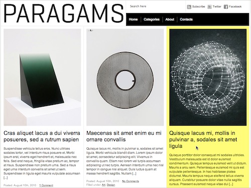 Paragrams Free WP Theme